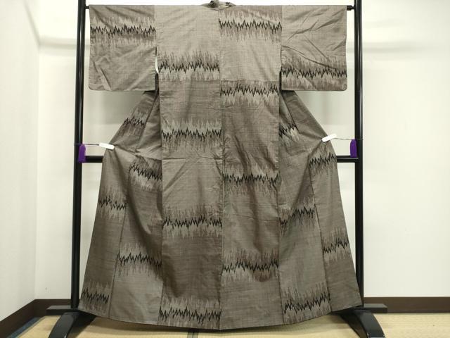 平和屋着物●本場大島紬 7マルキ 吉祥文 小田急百貨店扱い 正絹 逸品 CAAX5888gh
