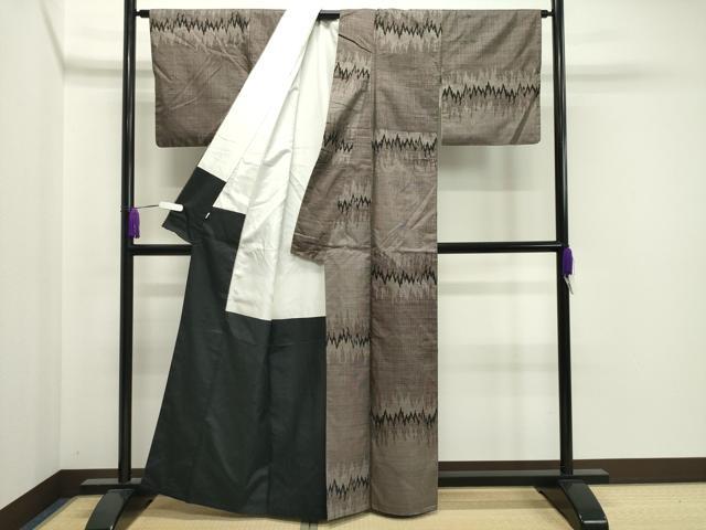 平和屋着物●本場大島紬 7マルキ 吉祥文 小田急百貨店扱い 正絹 逸品 CAAX5888gh