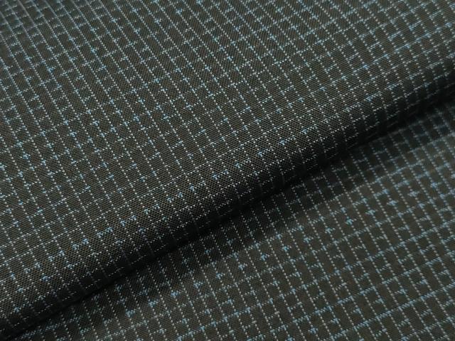 平和屋着物●男性 本場大島紬 格子柄 正絹 逸品 CAAX5981gh
