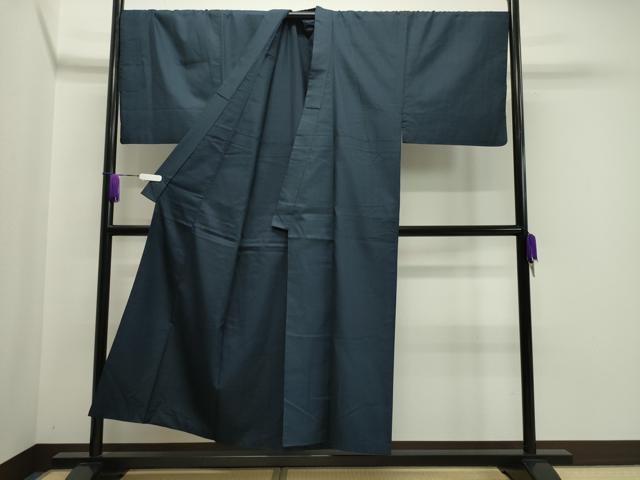 平和屋着物●男性 紬 100亀甲 総詰め 正絹 逸品 CAAX5989gh