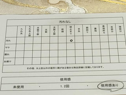 平和屋着物◎六通柄袋帯 唐織 裕玄波涛文 金銀糸 正絹 逸品 CAAX6797ou