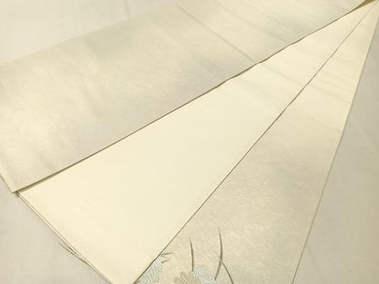 平和屋着物▼螺鈿　太鼓柄袋帯　菊花文　金銀彩　正絹　逸品　CAAX6862vp