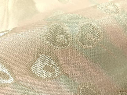 平和屋着物▼六通柄袋帯 孔雀文 金銀糸 引箔 正絹 逸品 CAAX7001vp