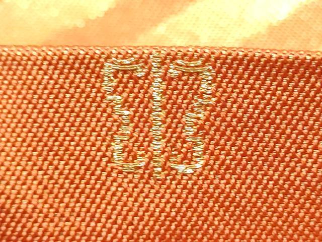 平和屋着物●西陣　川島織物　六通柄　本袋帯　双鶴菱文　金糸　正絹　逸品　CAAX7256hy