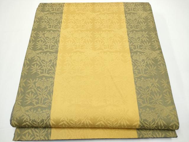平和屋着物●両面　六通柄袋帯　流水文　正絹　逸品　CAAX7330hy
