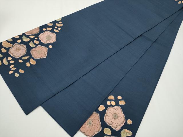 平和屋着物●太鼓柄袋帯　紬地　絞り　辻が花　正絹　逸品　CAAX7575hy