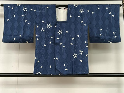 平和屋着物∞道行コート 総絞り 舞花文 正絹 逸品 CAAX7849ua