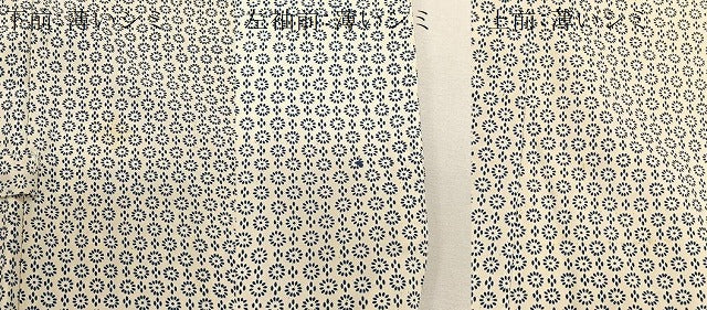 平和屋着物∞道中着　小花文　正絹　逸品　CAAX7857ua