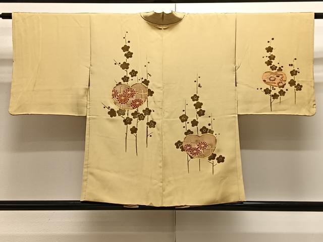 平和屋着物∞羽織 駒刺繍 枝花文 金銀彩 正絹 逸品 CAAX7861ua