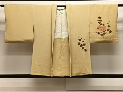 平和屋着物∞羽織 駒刺繍 枝花文 金銀彩 正絹 逸品 CAAX7861ua