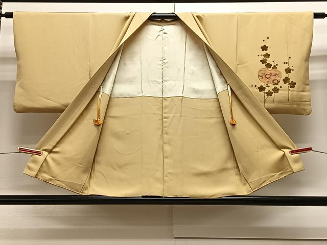 平和屋着物∞羽織 駒刺繍 枝花文 金銀彩 正絹 逸品 CAAX7861ua