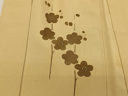 平和屋着物∞羽織 駒刺繍 枝花文 金銀彩 正絹 逸品 CAAX7861ua
