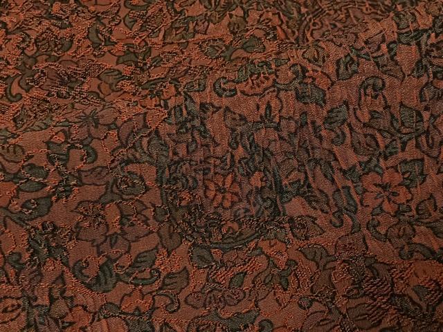 平和屋着物■道行コート　更紗花文　正絹　逸品　CAAX7952ua
