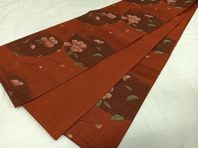 平和屋着物◎六通柄袋帯 花丸文 金糸 正絹 逸品 CAAX7968ua