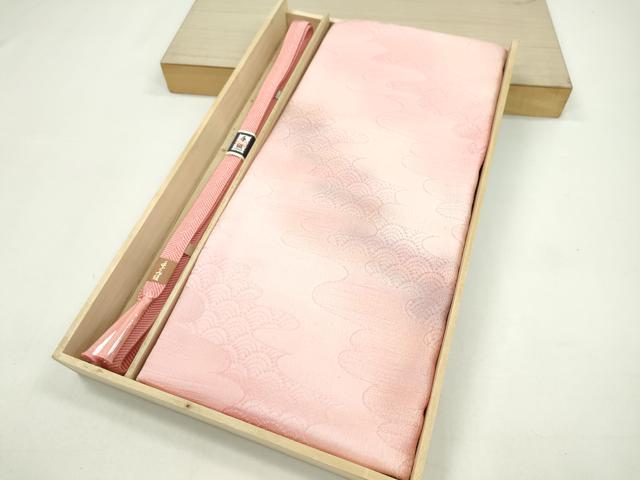 平和屋着物●和装小物　帯締め・帯揚げセット　青海波流水文　暈し　逸品　未使用　CAAX8179ju