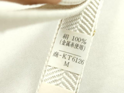 平和屋着物●和装小物　帯締め・帯揚げ・扇子セット　礼装用　飛鶴文　金糸　亀房付き　逸品　未使用　CAAX8180ju