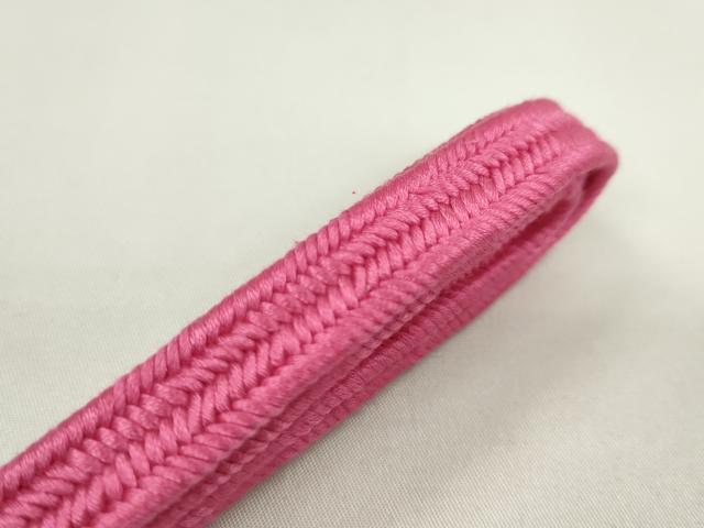 平和屋着物●和装小物 帯締め・帯揚げセット 総絞り 中抜き マゼンタ 逸品 未使用 CAAX8181ju