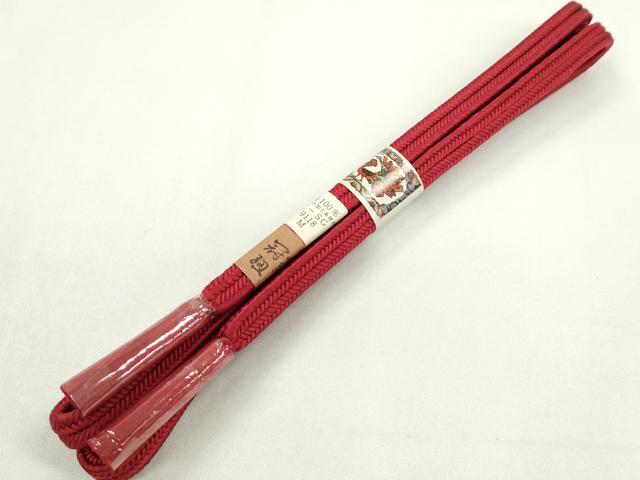 平和屋着物●和装小物　帯締め・帯揚げセット　総絞り　中抜き　冠組　逸品　未使用　CAAX8182ju