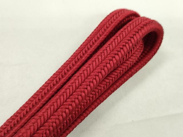 平和屋着物●和装小物　帯締め・帯揚げセット　総絞り　中抜き　冠組　逸品　未使用　CAAX8182ju