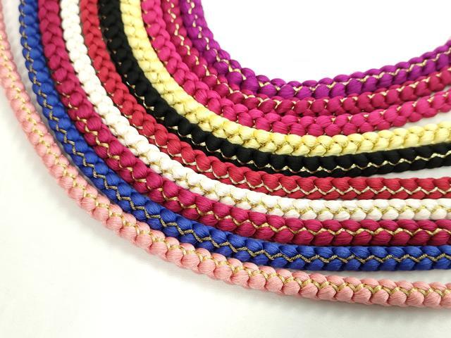 平和屋着物●和装小物 振袖用飾り付き帯締め１０本セット パール 花 ハート 金糸 逸品 CAAX8191ju