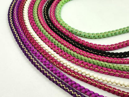 平和屋着物●和装小物 振袖用飾り付き帯締め１０本セット パール 花 ハート 金糸 逸品 CAAX8197ju