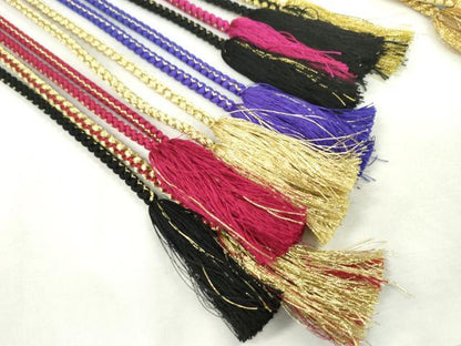 平和屋着物●和装小物 振袖用飾り付き帯締め１０本セット パール 花 金銀糸 逸品 CAAX8207ju