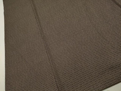 平和屋着物●男性 紬 アンサンブル・長襦袢セット 100亀甲 正絹 逸品 CAAX8537dy