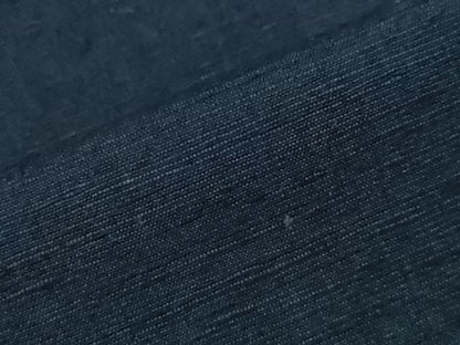 平和屋着物●男性 紬 アンサンブル 濃紺地 正絹 逸品 CAAX8539dy