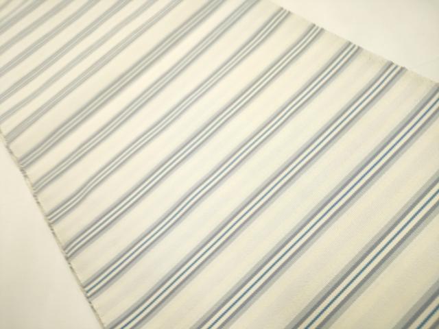 平和屋着物●爪掻き本綴れ　八寸名古屋帯　横段文　正絹　逸品　CAAX8695dy