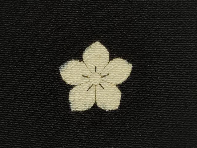 平和屋着物■豪華黒留袖 駒刺繍 五三桐芝花文 暈し染め 金彩 正絹 逸品 CAAX8855oy