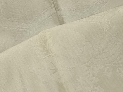 平和屋着物■長襦袢　袷　亀甲花地紋　正絹　逸品　CAAX8933oy