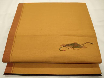 平和屋着物◎太鼓柄袋帯 作家物 紬地 吉祥文 正絹 逸品 CAAX9197oy