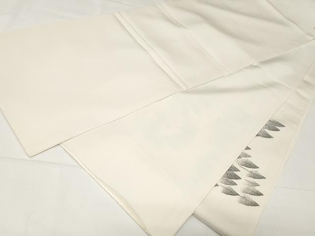 平和屋着物●塩瀬　太鼓柄袋帯　作家物　手描き　樹林文　正絹　逸品　CAAX9237yk