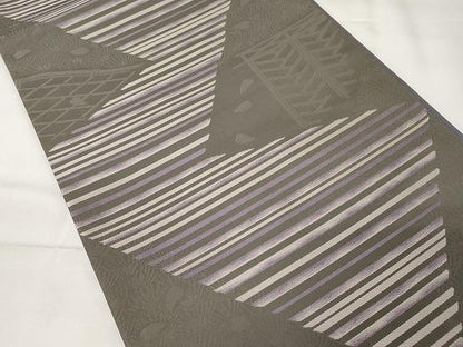 平和屋着物●六通柄京袋帯　舞桜文　正絹　逸品　CAAX9312yk