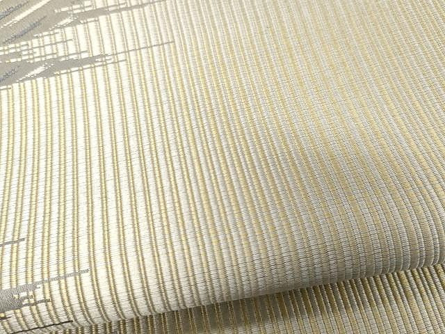 平和屋着物●六通柄袋帯 唐織 吉祥文 正絹 逸品 CAAX9423yk