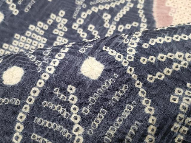 平和屋着物○名門 藤娘きぬたや・総絞り 九寸名古屋帯