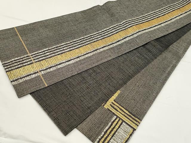 平和屋着物▽スリーシーズン 春夏秋 六通柄袋帯 吉祥文 金銀糸 正絹 逸品 CAAX9556yk