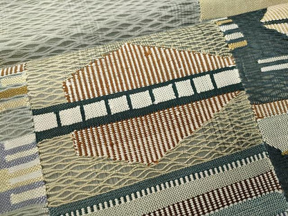 平和屋着物▽スリーシーズン 春夏秋 太鼓柄袋帯 すくい織 吉祥文 正絹 逸品 CAAX9576yk