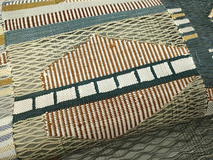 平和屋着物▽スリーシーズン 春夏秋 太鼓柄袋帯 すくい織 吉祥文 正絹 逸品 CAAX9576yk