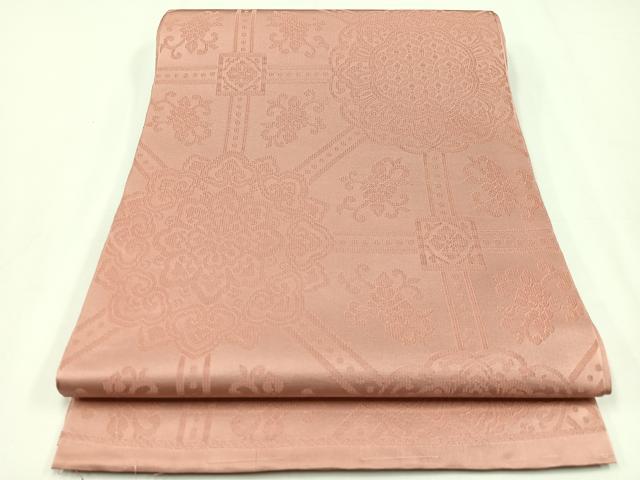 平和屋着物◎六通柄袋帯　正倉院花文　正絹　逸品　CAAX9790xe