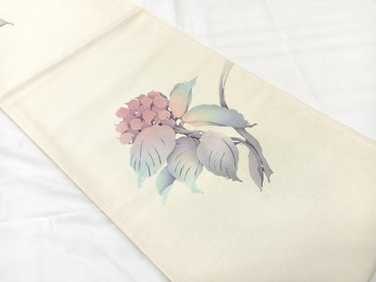 平和屋着物◎太鼓柄袋帯 作家物 枝花文 正絹 逸品 CAAX9861xe