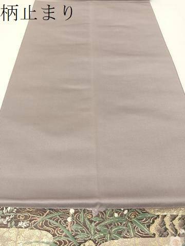 平和屋着物▼六通柄袋帯　唐織　御苑障壁画文　九百錦　金糸　正絹　逸品　CAAY0040vp