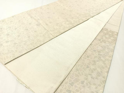 平和屋着物▼六通柄袋帯 箔散らし ラメ糸 正絹 逸品 CAAY0235vp