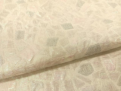 平和屋着物▼六通柄袋帯 箔散らし ラメ糸 正絹 逸品 CAAY0235vp