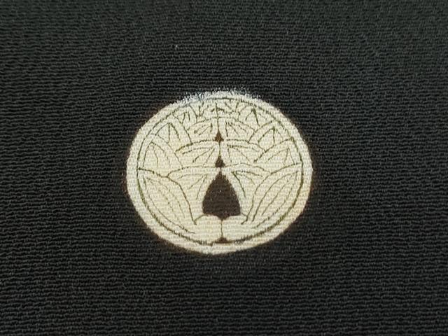 平和屋着物■豪華黒留袖　刺繍　流水飛鶴枝松文　暈し染め　金銀彩　正絹　逸品　CAAY0536th