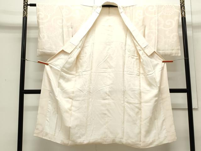 平和屋着物■長襦袢　無双仕立て　花唐草地紋　暈し染め　正絹　逸品　CAAY0560th