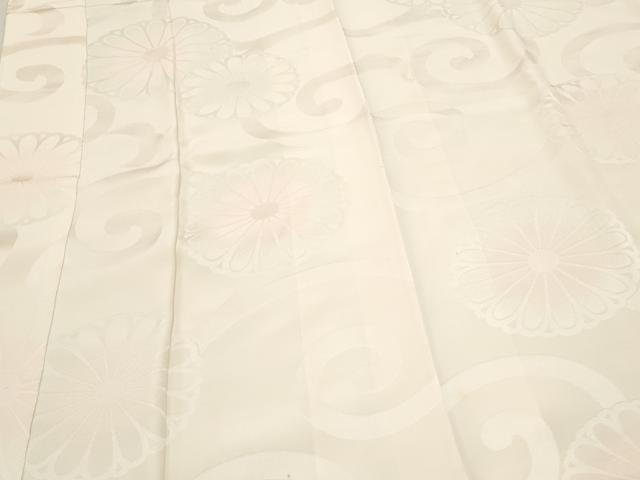 平和屋着物■長襦袢　無双仕立て　花唐草地紋　暈し染め　正絹　逸品　CAAY0560th