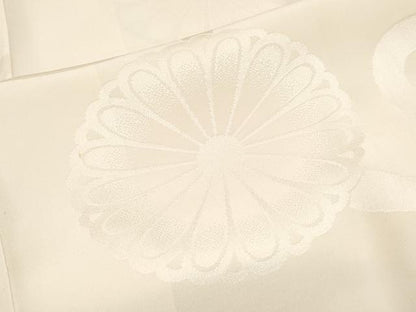 平和屋着物■長襦袢　無双仕立て　花唐草地紋　暈し染め　正絹　逸品　CAAY0560th