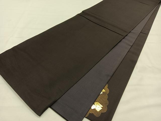 平和屋着物◎太鼓柄袋帯　雲取り箔散らし　金彩　正絹　逸品　CAAY0848qv