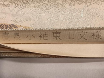 平和屋着物◎六通柄袋帯 唐織 慶長小袖 東山文様 金銀糸 正絹 逸品 CAAY1189qv